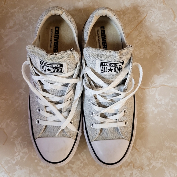Converse Kids Gray Sneakers - Picture 1 of 4